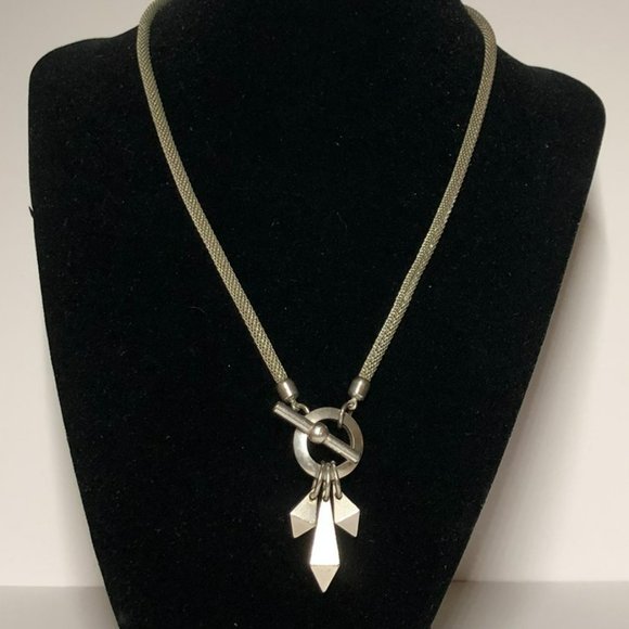 Erica Zap Jewelry Erica Zap Silver Industrial Geometric Toggle